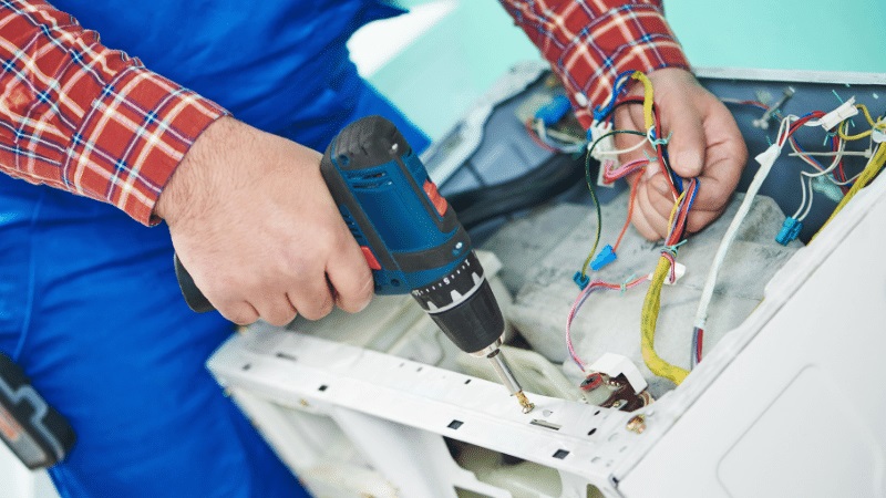 Haymana Siemens Siemens çamaşır makinesi kart tamiri – Su almama arızası orijinal parça ile giderildi. - Teknik servis örneği